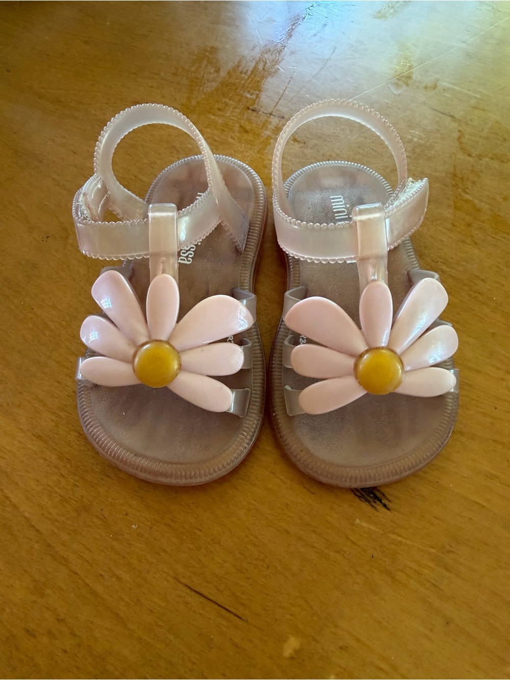 Mini Melissa Size 6 Flower Sandals